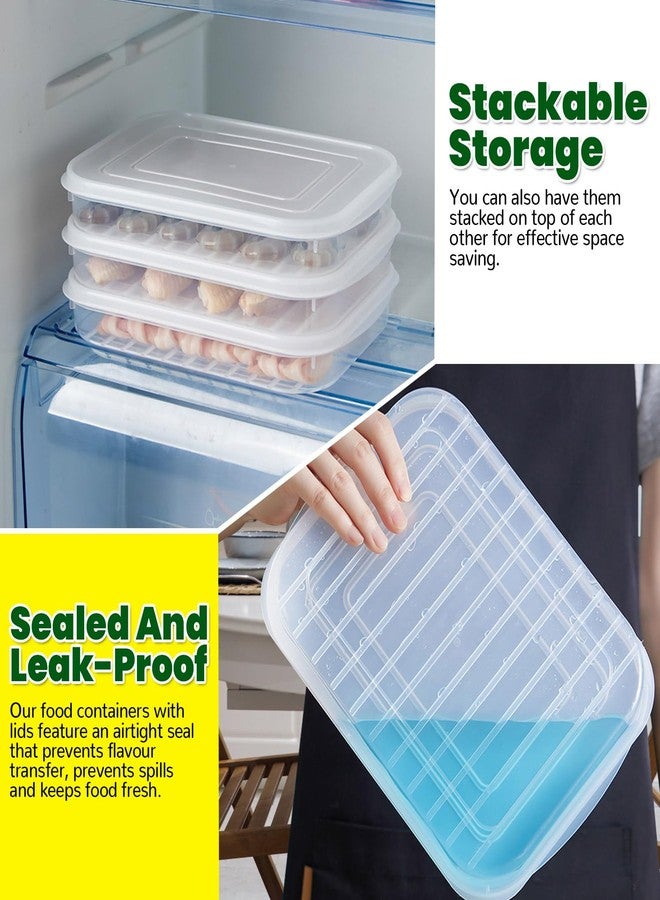 Roucerlin 10.6in Bacon Container for Refrigerator Airtight, Stackable Deli Meal Prep Containers with Lid, Bacon Keeper Holder Saver Box, Plastic Cold Cuts Storage Container Freezer Fridge (1 Piece) - Image 4