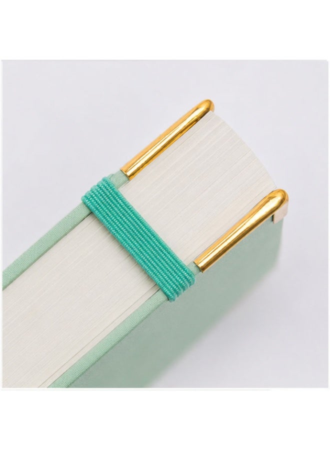 دفتر حلزوني 300 صفحة، غلاف مقوى A4 مسطر على غرار الجامعة 8.5 × 11 بوصة، ورق سميك 110 جم/م²، زوايا مستديرة معدنية مع 12 علامة فهرسة – أخضر، يوميات كبيرة للعمل والمدرسة والسفر - Image 3