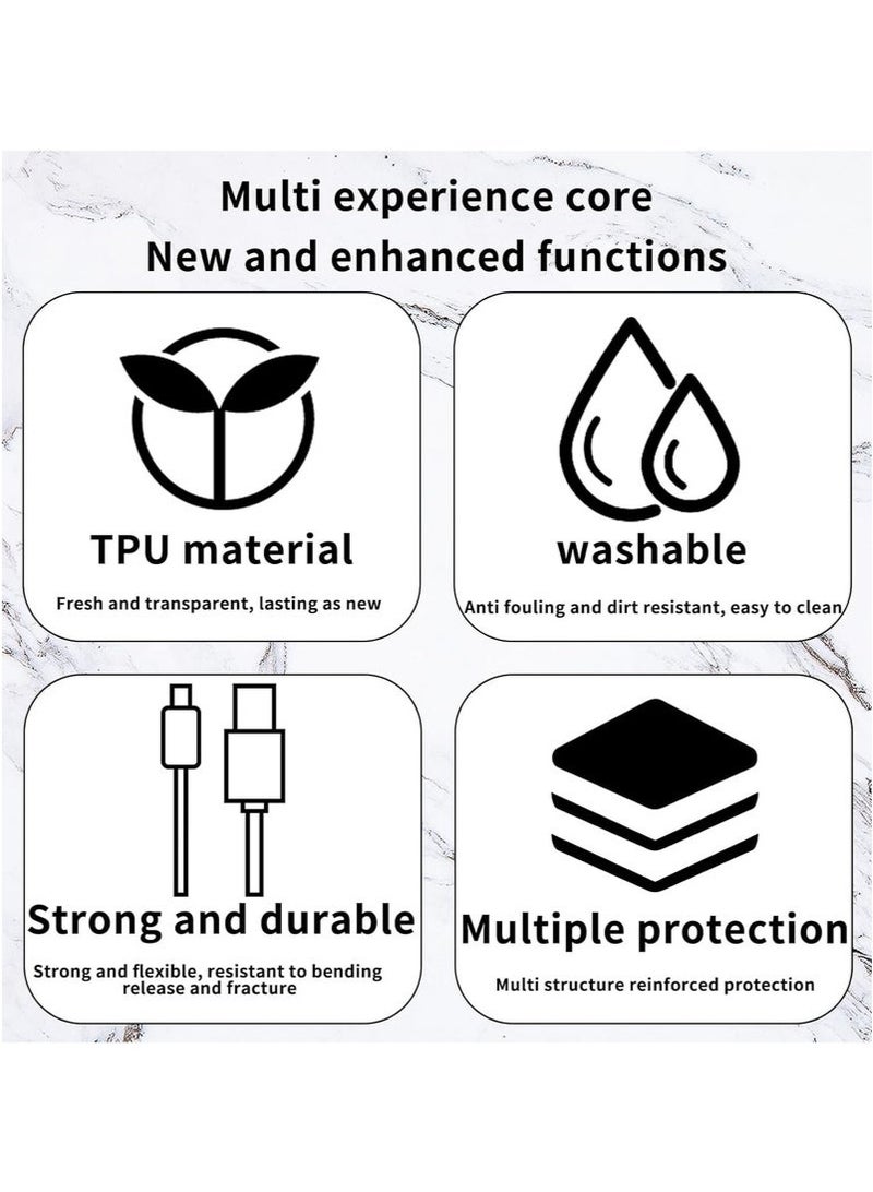 6pcs Transparent Cable Protector Cover Sleeve，Charger Cable Protector Charger,Univeral Silicon Mini Data Charger Cable Saver,Cable Chomper - Image 4