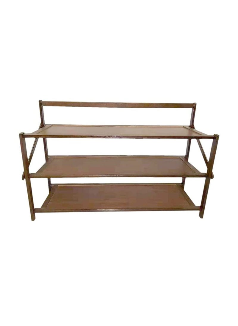 FFD Wooden Shoe Shelf Foldable Shoe Rack Multi Layer Storage Organizer Display Stand Space Saving Boot Cabinet Flower Stand Bench Entryway Bamboo Stand