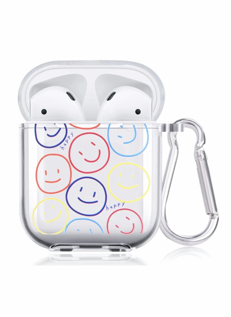 SYOSI - Clear Case for AirPods, Silicon Shockproof Cover, Compatible with Airpods 1 and 2 - Image 1