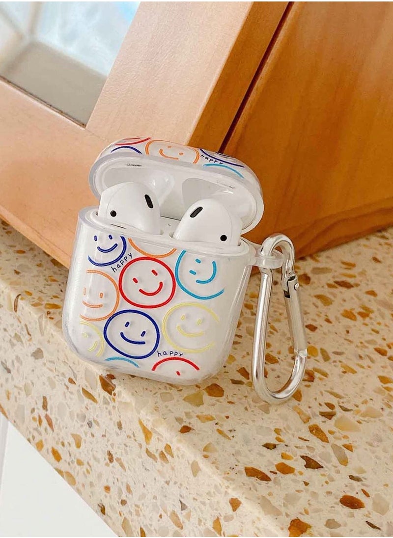 SYOSI - Clear Case for AirPods, Silicon Shockproof Cover, Compatible with Airpods 1 and 2 - Image 1