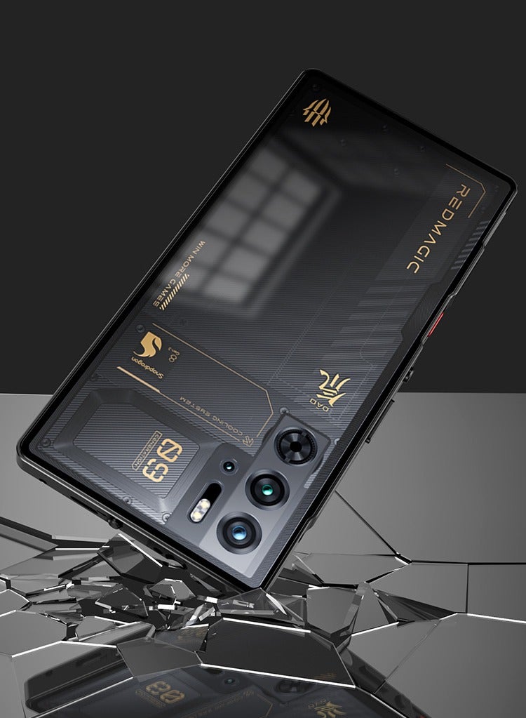 عام غطاء متوافق مع زدتي نوبيا ريد ماجيك 10 إير 2025 - إطار معدني مغناطيسي + ظهر زجاج مقوى شبه شفاف مطفأ، غطاء غير قابل للانزلاق مقاوم للصدمات مع حامي الكاميرا - Image 5