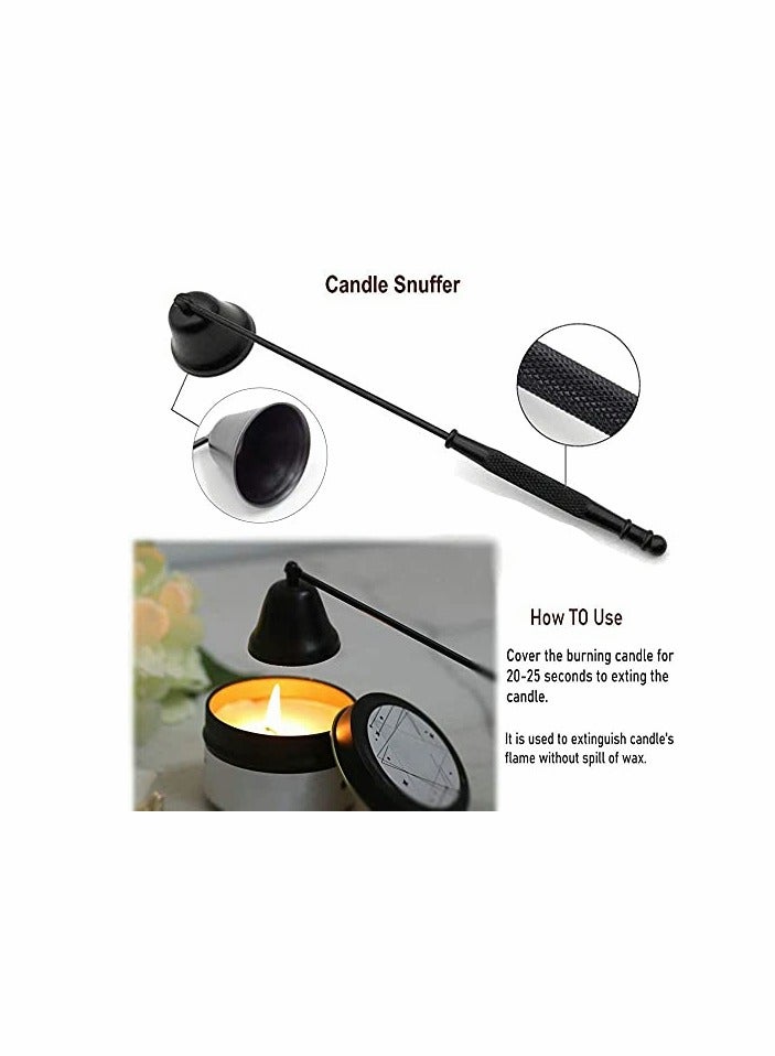 KASTWAVE Candle Snuffer, Wick Trimmer Dipper with Tray 4 in 1 Accessory Set Care Kit Gift for Lovers  - Image 4
