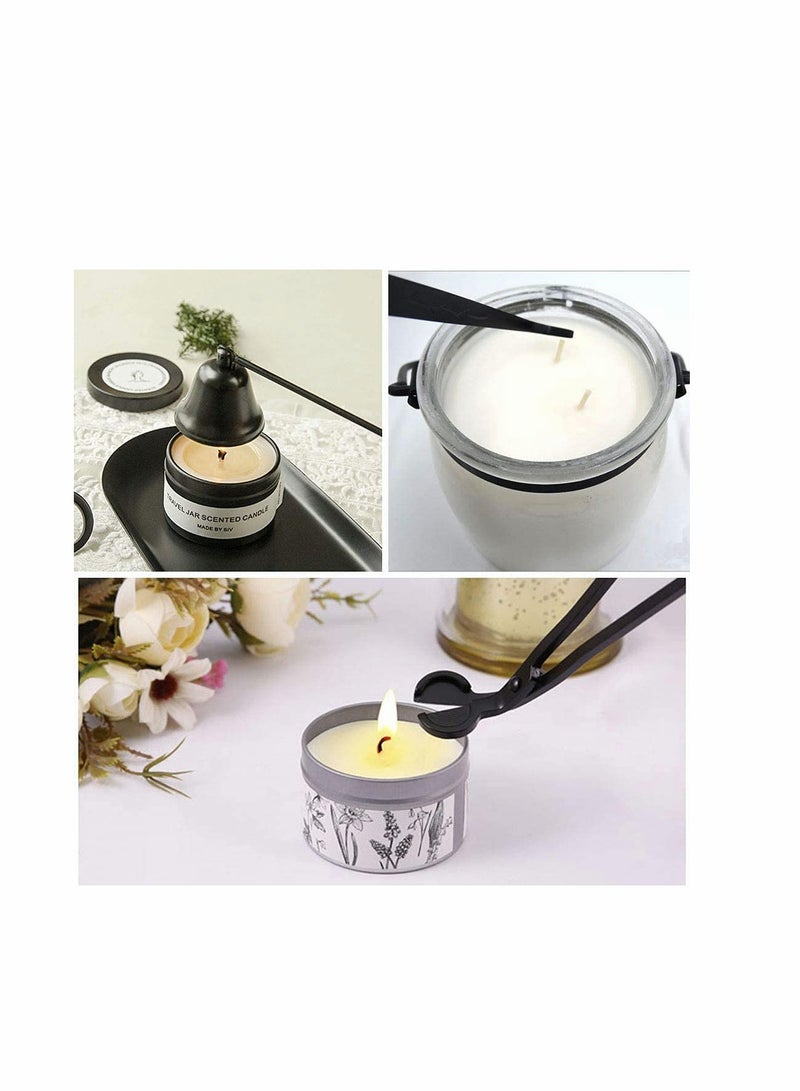 KASTWAVE Candle Snuffer, Wick Trimmer Dipper with Tray 4 in 1 Accessory Set Care Kit Gift for Lovers  - Image 3