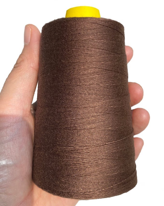 HAIR 950 METERS PROFESSIONAL HUMAN HAIR SEWING THREAD WIG MAKING THREAD WEAVING THREAD MEDIUM BROWN