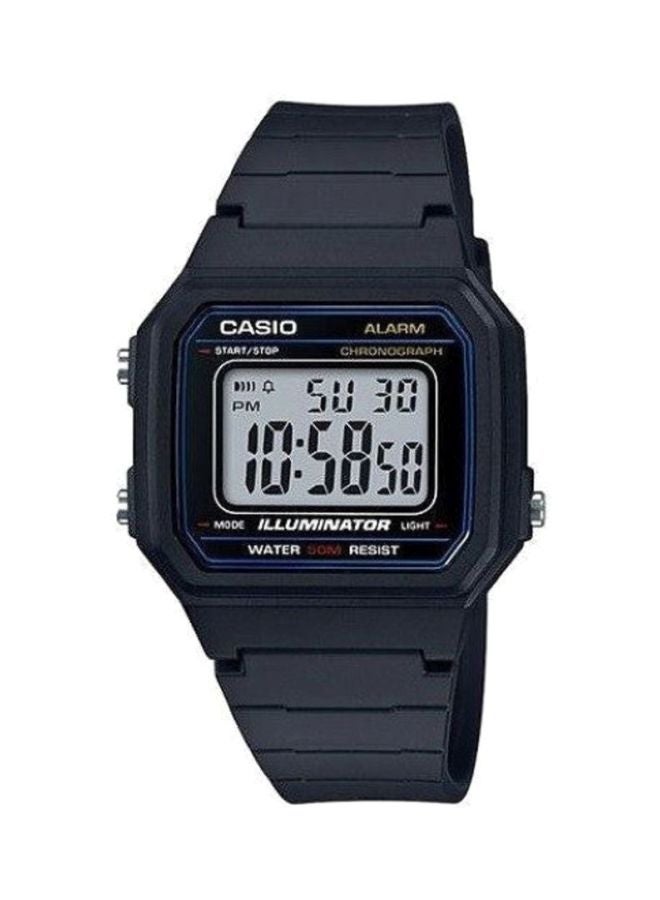 CASIO Men Classic Water Resistant Digital Watch W-217H-1AV - 41 mm - Black - Image 1