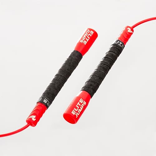 Elite Jumps Freestyle PVC Jump Rope Bundle - Premium Quality Adult Jump Ropes for Fitness - Lightweight Cardio Skipping Jump Rope for Exercise and Training - Unbreakable Grip Tape Handles - Image 3
