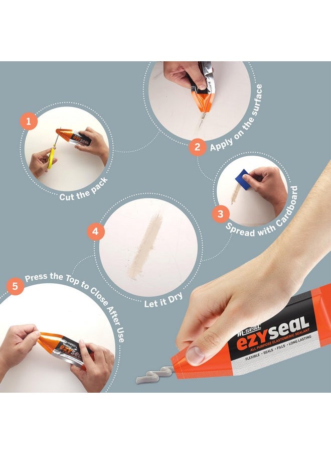 Pidilite Pidilite M-Seal Ezyseal All Purpose Elastomeric Sealant- For Fixing Cracks, Holes & Gaps at Home 85Gram  - Image 4