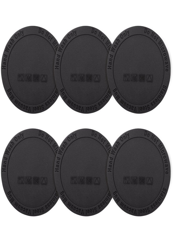 Prurex Silicone Bottom Protector for the Bottom of Mugs and Other Containers with a Bottom Diameter of 2.55" 65 mm,Multi-Use Non-Slip Mat(6 Pack) - Image 1