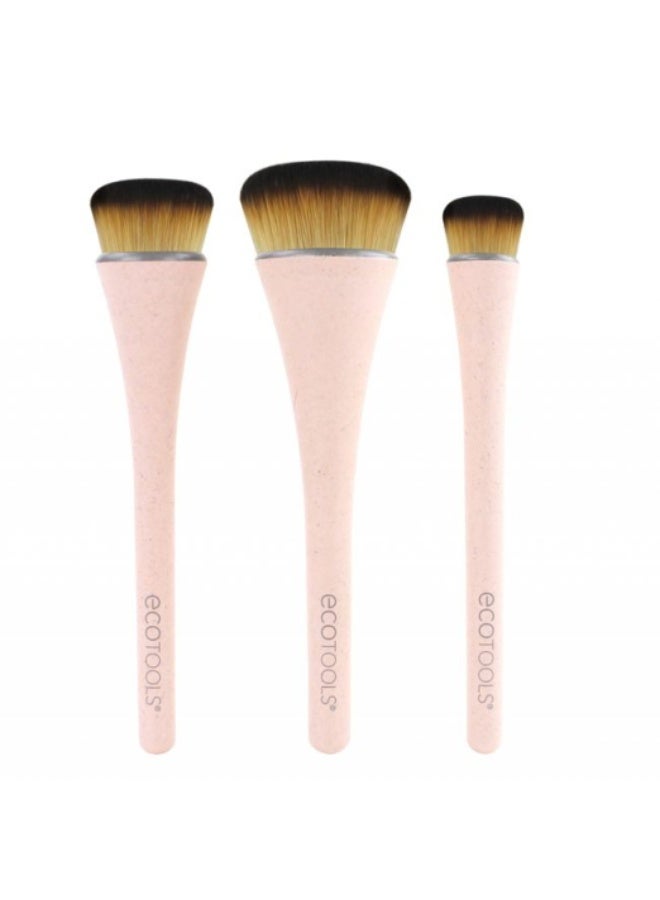 Ecotools 360º Ultimate Blend Brush Set 3pcs - Image 1