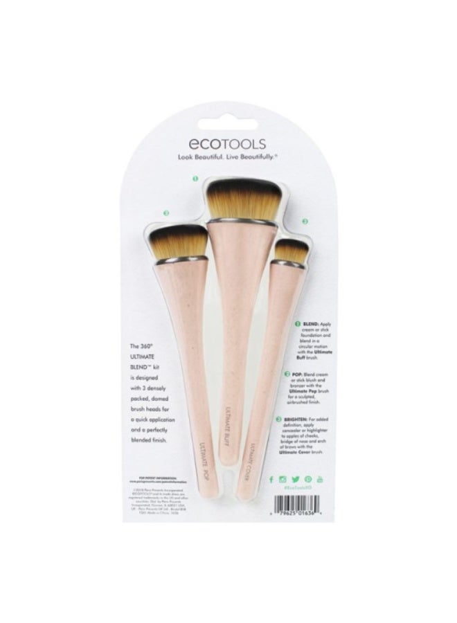Ecotools 360º Ultimate Blend Brush Set 3pcs - Image 4