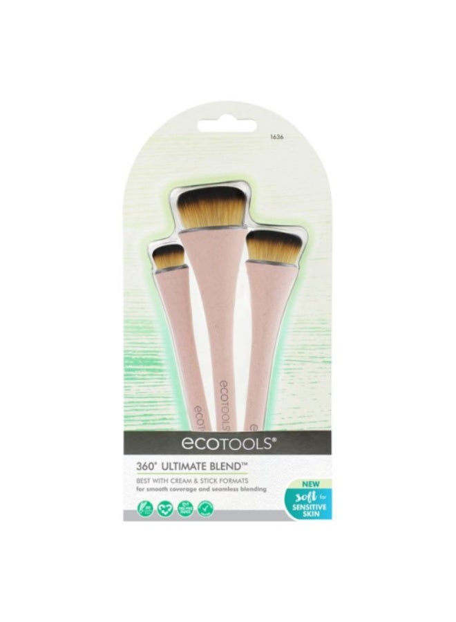 Ecotools 360º Ultimate Blend Brush Set 3pcs - Image 3
