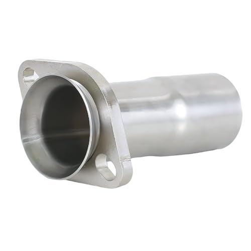 lanstixr 2'' ID to 2.5'' ID Stainless Steel Exhaust Adapter Reducer Replace #41724, w/ 2" Mild Steel Flange - Image 5