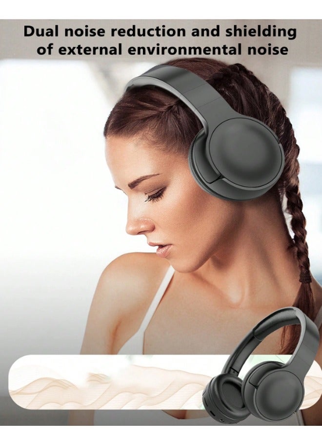 Black Bear C-2251 Over-Ear Bluetooth Headphones with Noise Reduction Microphone - Image 2