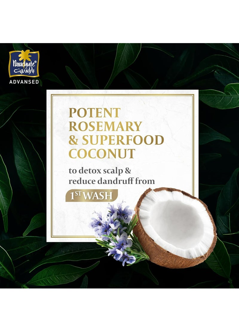 Parachute - Advansed Coconut and Rosemary Anti Dandruff Shampoo 340 ml - Image 1