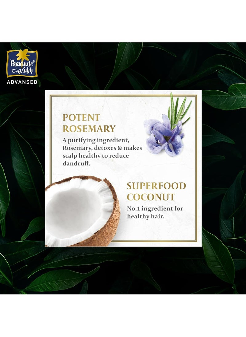 Parachute - Advansed Coconut and Rosemary Anti Dandruff Shampoo 340 ml - Image 1