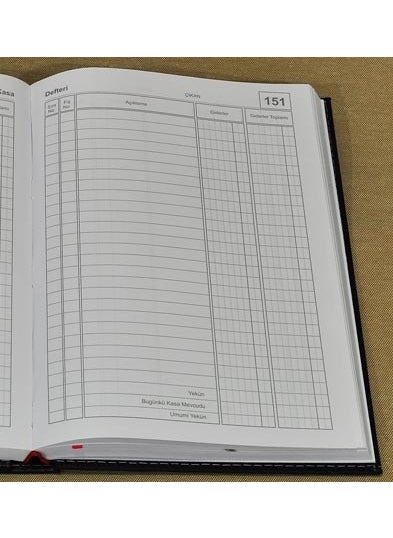 Doru - Cash Book, 160 Sheets 20X28 Cm - Image 1