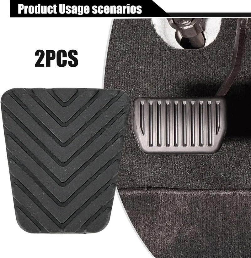 Wivplex Car Brake Clutch Pedal Rubber Pad Cover Set - Image 3