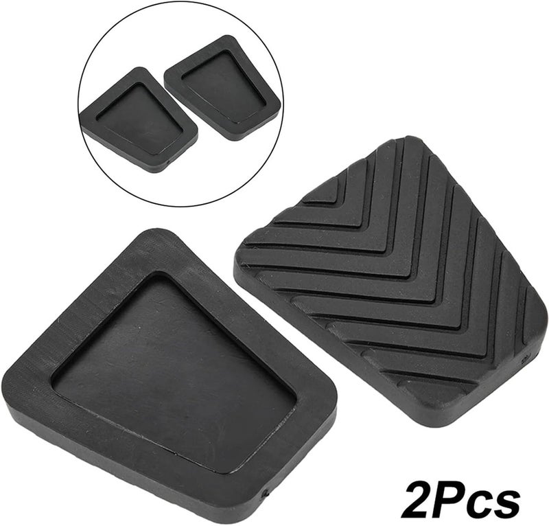 Wivplex Car Brake Clutch Pedal Rubber Pad Cover Set - Image 4