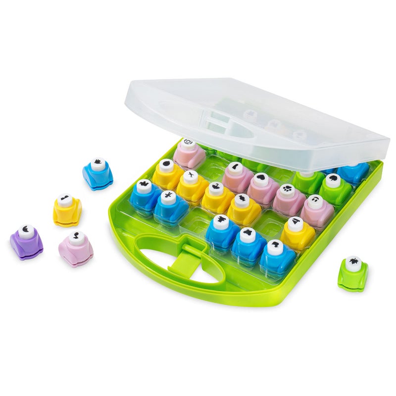 Manaloom Shape Paper Punch Set | School Scrapbooking Paper Punchers for Arts and Crafts | Hole Punch Shapes That Kids and Adults Adore | Premium Crafting Supplies Kit Includes 30 Paper Puncher Shapes (30 Pcs) - Image 1