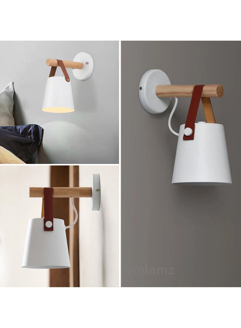 Wmlamz 2pcs Battery Operated Black Wall Lights With Remote, Non Hardwired Study Porch Stair Bedroom Lamps - Image 2