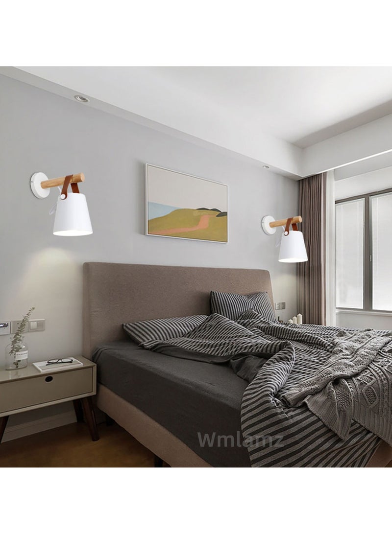 Wmlamz 2pcs Battery Operated Black Wall Lights With Remote, Non Hardwired Study Porch Stair Bedroom Lamps - Image 3