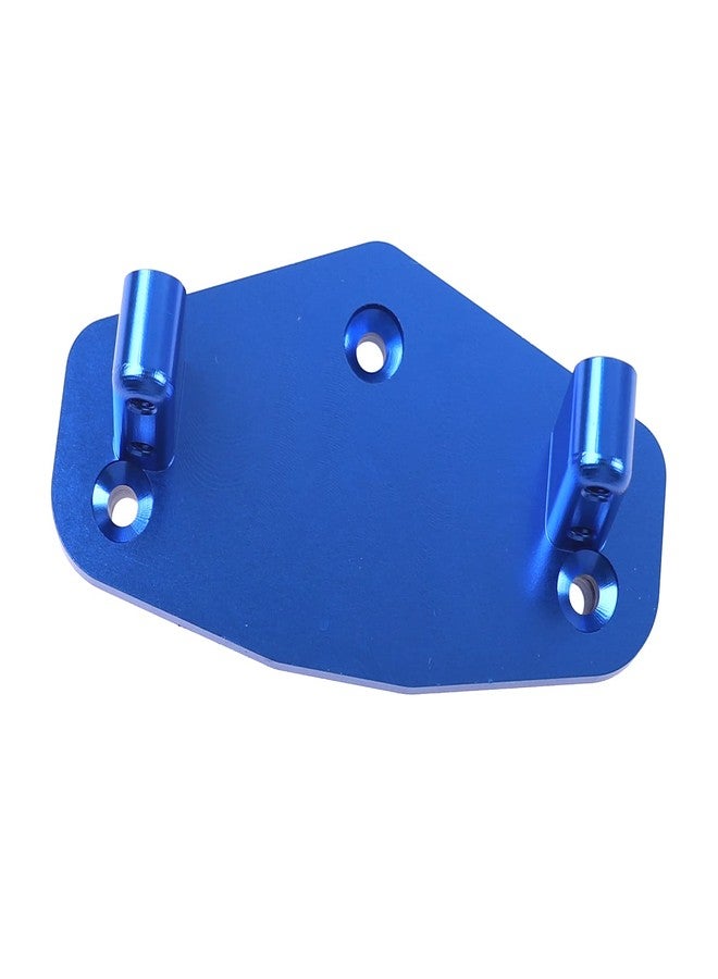 Vgoohobby Aluminum Alloy Steering Servo Mount Plate Base Bracket Compatible with 1/8 Losi LMT 4WD Solid Axle RC Monster Car (Blue) - Image 4