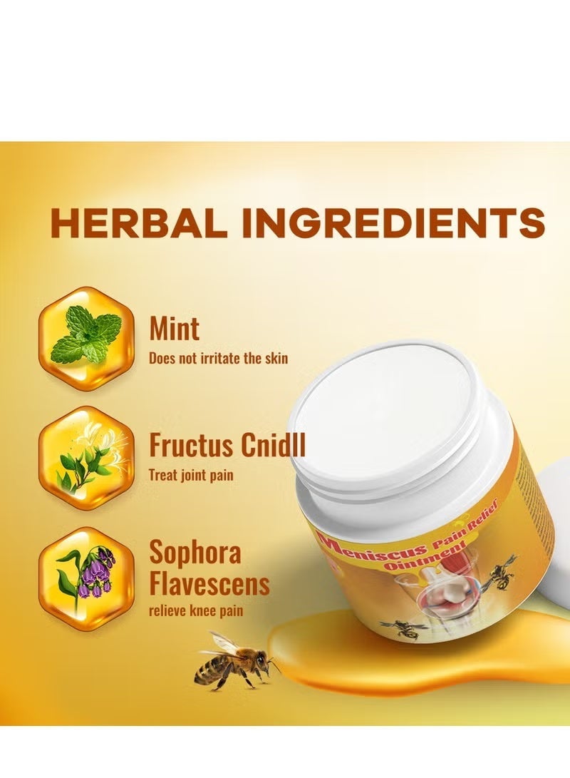 Sumifun Bee venom pain relief cream, fast-absorbing ointment for joint and knee pain relief, gentle soft articular cartilage treatment cream, medicated bandage for relieving muscle pain in the knee joint and arthritis. - Image 2