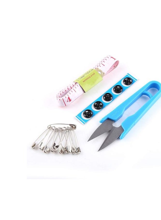 مجموعة أدوات الخياطة المحمولة متعددة الألوان - Image 3