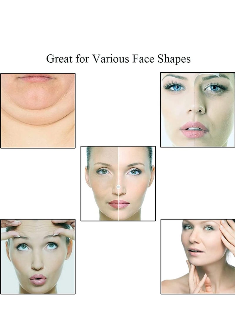 Face Lift Tape, 40pcs Invisible Wrinkle Lifting Patches for Hide Facial Wrinkles, Double Chin, V-Line Face, Firm Skin Beauty Up Tool, Transparent - Image 5