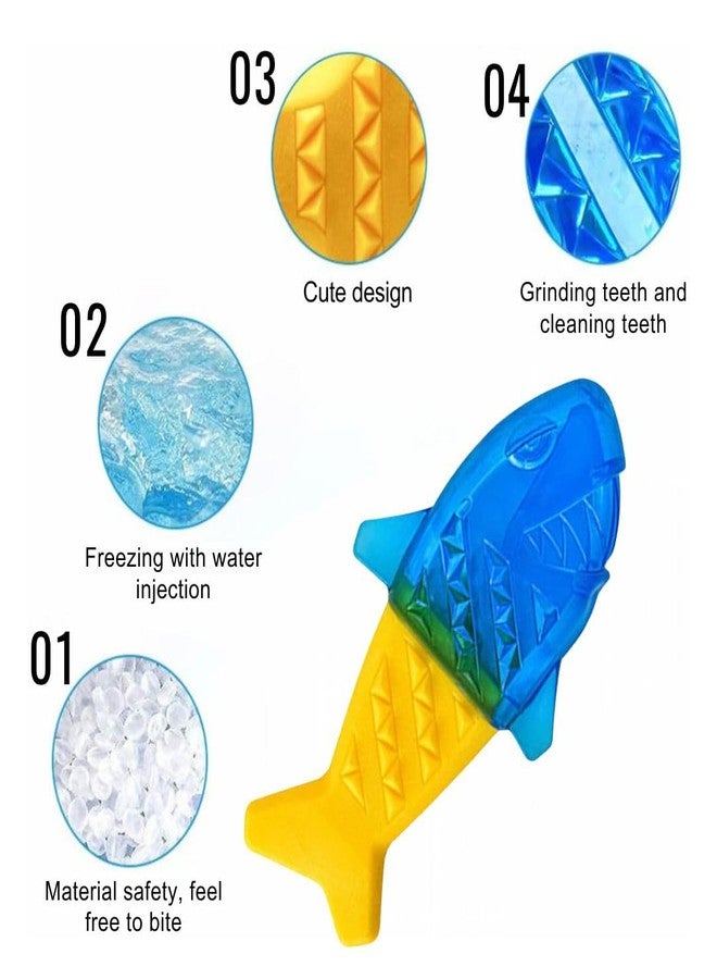 PET FUN Frozen Fish Shape Toy for Dogs & Puppies | TPR Water-Filled Cooling Ice Toy for Teething, Training | Freezable Pet Chew Bone for All Breeds | Dental Care & Summer Relief Play | Bite-Resistant - Image 3