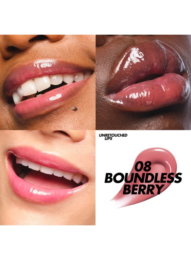 MAKE UP FOR EVER SUPER BOOST LIP GLOSS - 08 - BOUNDLESS BERRY - Image 2