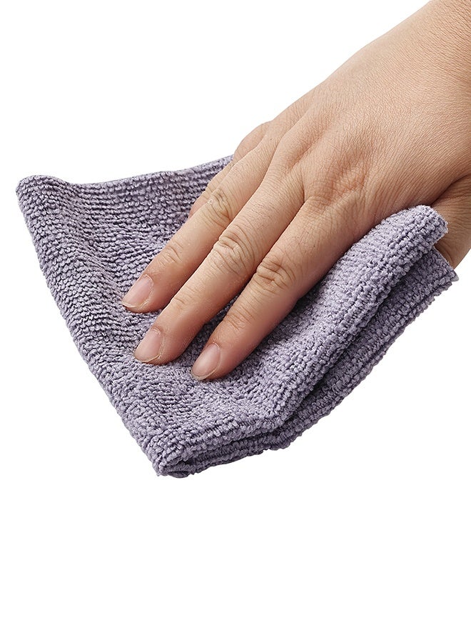 LAWAZIM Cleaning Wipers Roll - 20 Piece 25x25cm Gray - Washable & Reusable Tear-Away Microfiber Cleaning Towels with Lint-Free Design - Ideal for Kitchen, Dishes, Car, Glass, and Surface Cleaning - Image 5