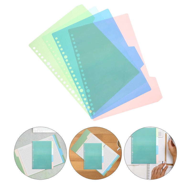 Vintage Style Binder Dividers with Tabs 10 Sets Detachable Index Pages for Notebooks Planners Journals - Image 5