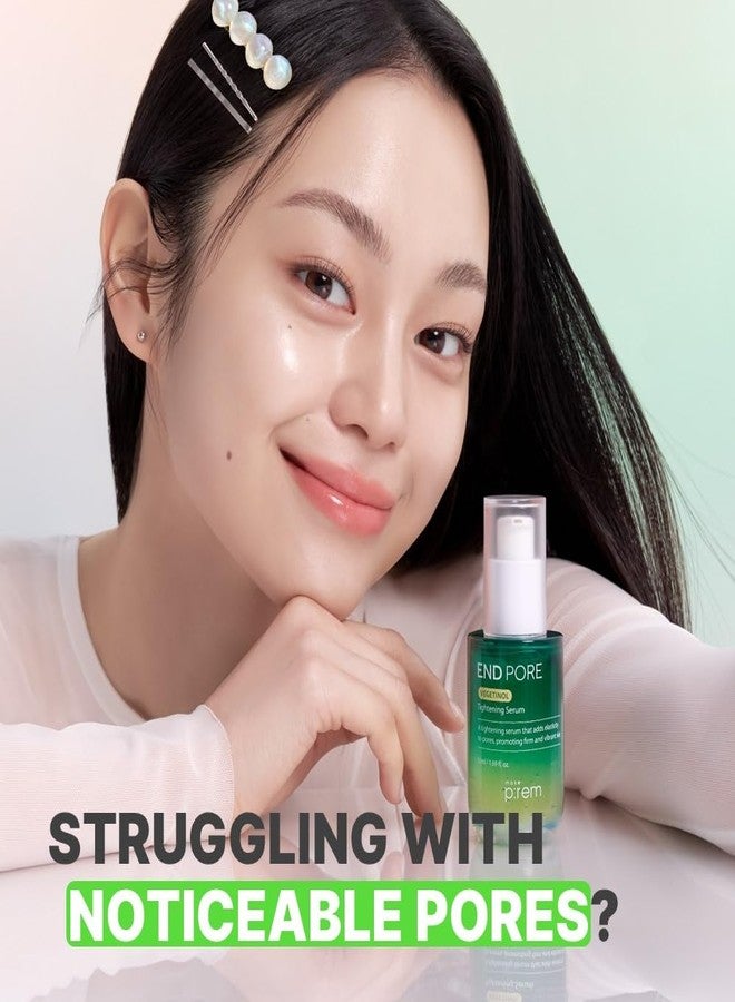 MAKEP:REM MAKE P:REM End Pore Vegetinol Tightening Serum, Advanced Pore Tightening Bakuchiol Serum, Vegan Collagen, and Vitamin B Complex for Sensitive Skin, Korean Skin Care, 1.69 Fl. Oz, 50ml - Image 3