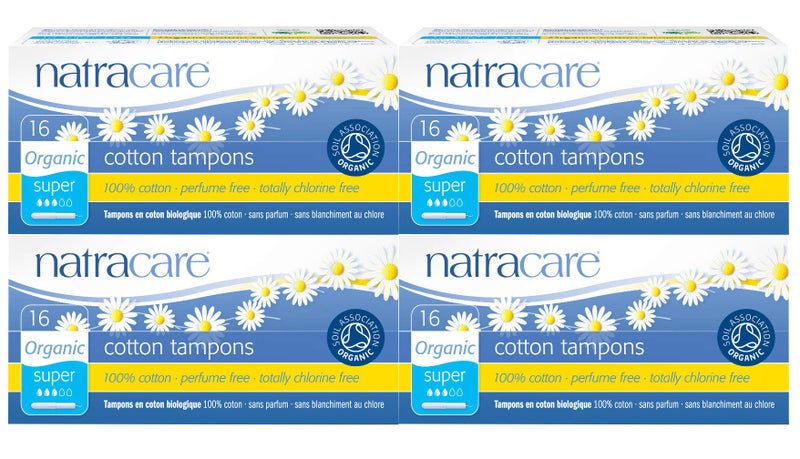Natracare 9002 Organic All Cotton Tampons with Applicator 16 Count (Pack of 4) - Image 3