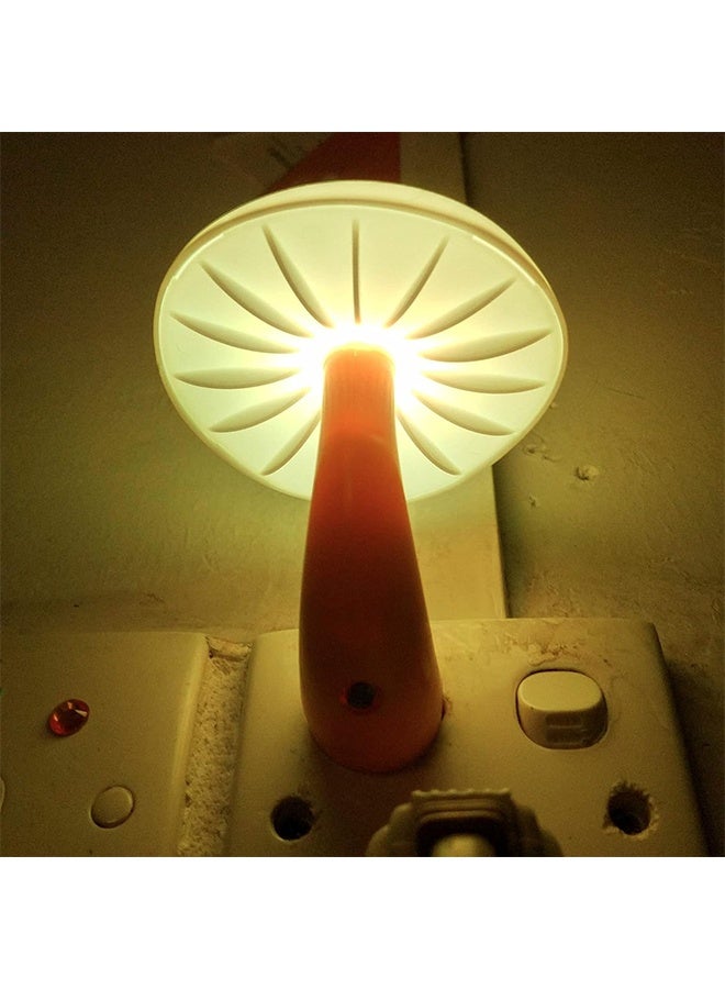 LED Night Light Plug in Wall Lamp, Energy Saving NightLight Cute Mushroom Night Lights for Adults Kids Bedroom,Bathroom,Toilet, Stairs, Kitchen,Hallway Corridor Warm White - Image 2