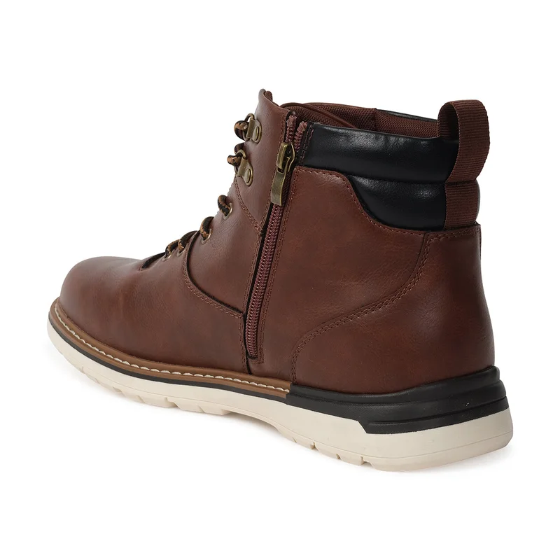 Milano  Carney Mens Biker Boots-Tan for Men | Best Price UAE