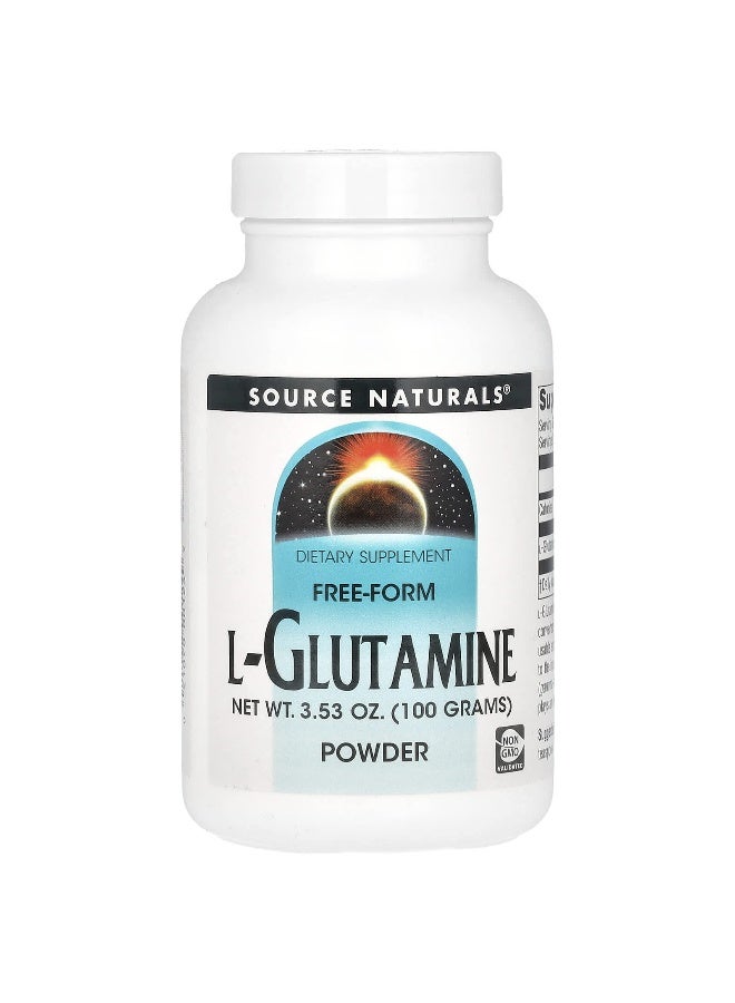Source Naturals Source Naturals, L-Glutamine Powder, 3.53 oz (100 g)  - Image 1