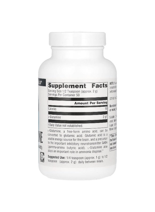 Source Naturals Source Naturals, L-Glutamine Powder, 3.53 oz (100 g)  - Image 2
