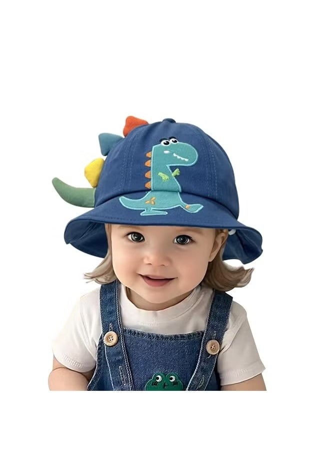 Baby Toddlers Sun Hat, Sun Protection Bucket Hat, Dinosaur Beach cap for Outdoor Sports etc - Image 4