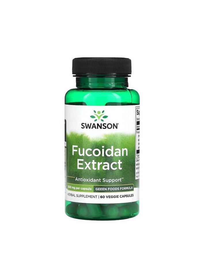 Fucoidan Extract, 500 mg, 60 Veggie Capsules