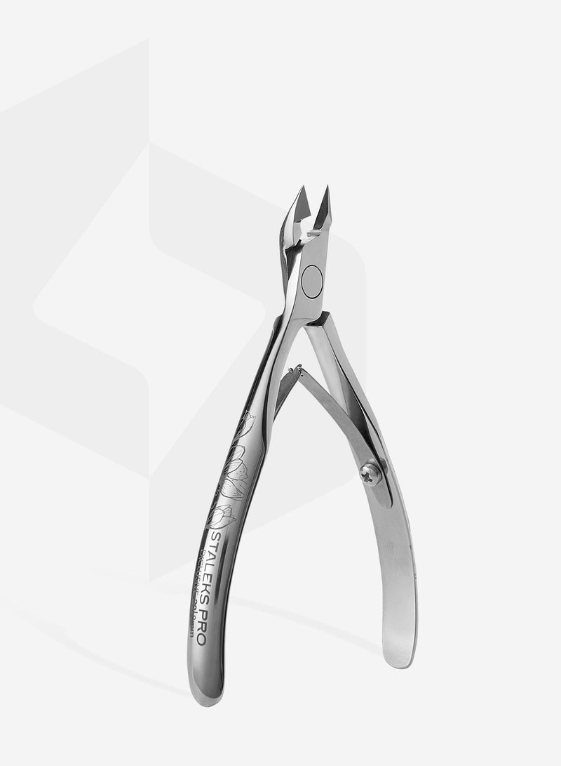 STALEKS PRO Professional Cuticle Nippers - EXCLUSIVE 20 | 5 mm (magnolia) - Image 2