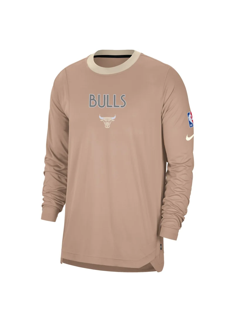 Nike Men's NBA Chicago Bulls Dri-FIT Pregame City Edition Basketball T-Shirt