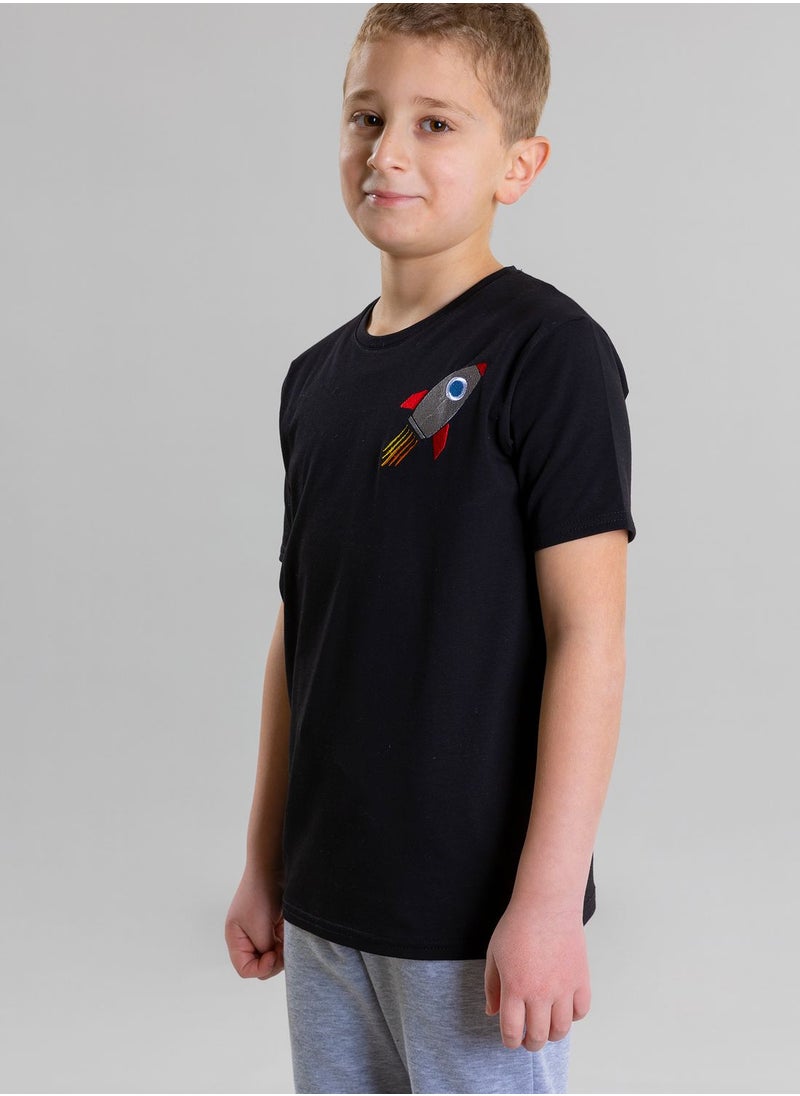 Pear Concept - Kids Embroidered T-Shirt - Image 1