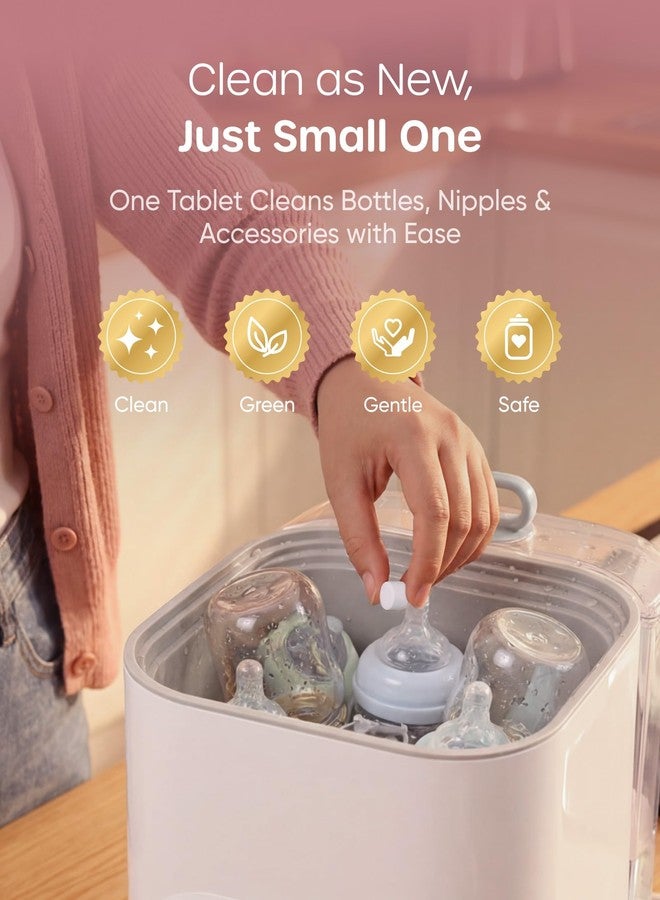 Nuliie 120PCS Detergent Tablets with Convenient Box, Bottle Washer Tablets for Momcozy, Baby Brezza, GROWNSY & Momfann, Removes Milk Residue & Odor, Gentle Formula Safe - Image 2