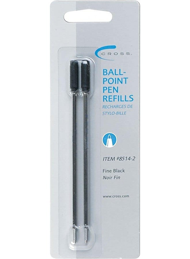 Cross Ballpoint Pen Refill - Black - Fine - Dual Pack - Image 2