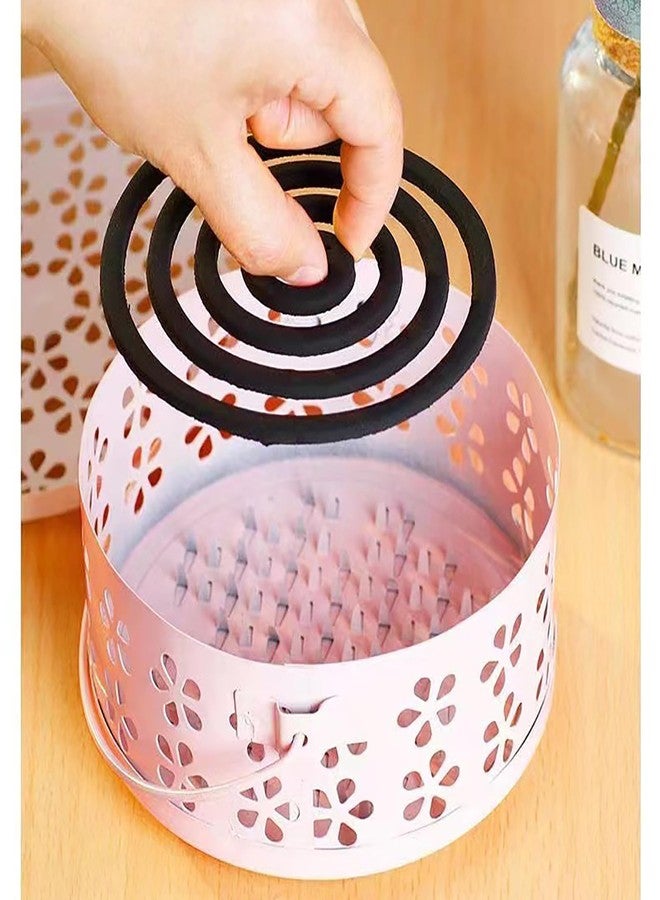 OZXNO 1pcs Mosquito Coil Holder Retro Incense Coils Holder Portable Incense Burner Holders with Handle for Home Camping Indoor Outdoor Patio - Image 5