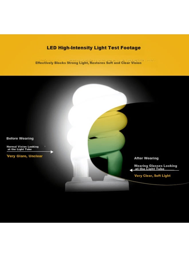 Lovedru Lafudrue Day And Night Dual-use Hd Polarized Sungl For Drivers Uv Protection Anti-glare Dimming High Beam - Image 5